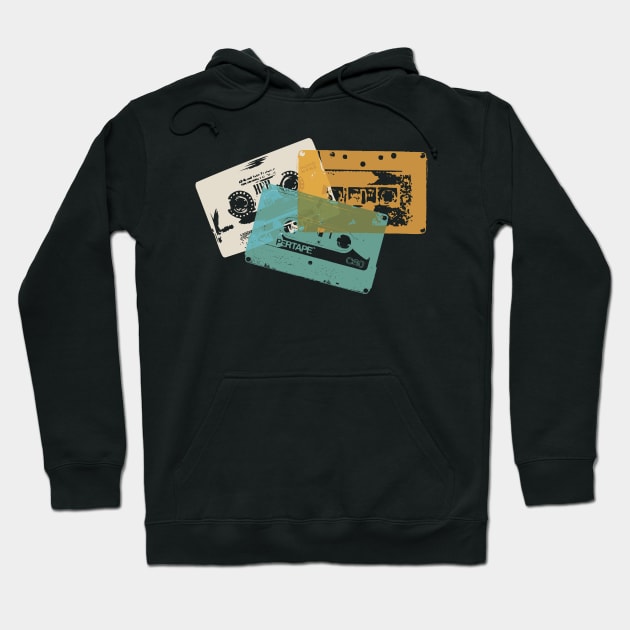 Retro cassette Hoodie by Creatum